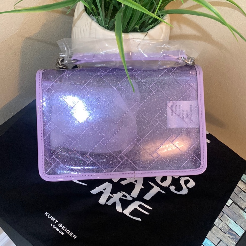 Kurt Geiger London ensington Vinyl Shoulder Bag - Picture 16 of 17